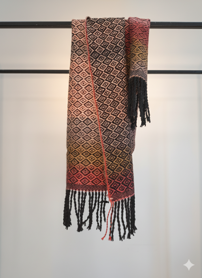 Rudens spalvų šalikas Rudens spalvų šalikas