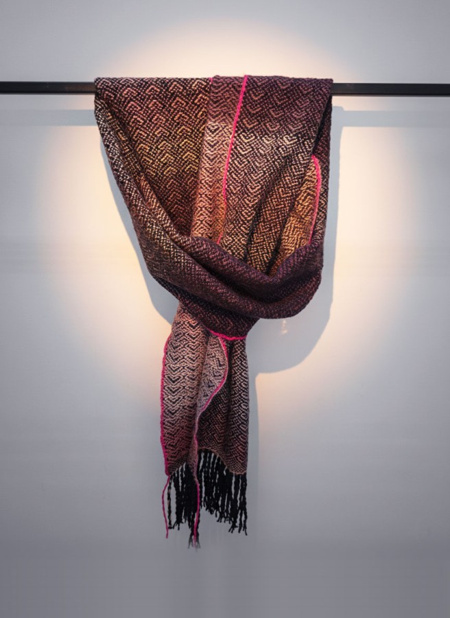 Šalikas "Alyvinės širdelės" Šalikas "Alyvinės širdelės"